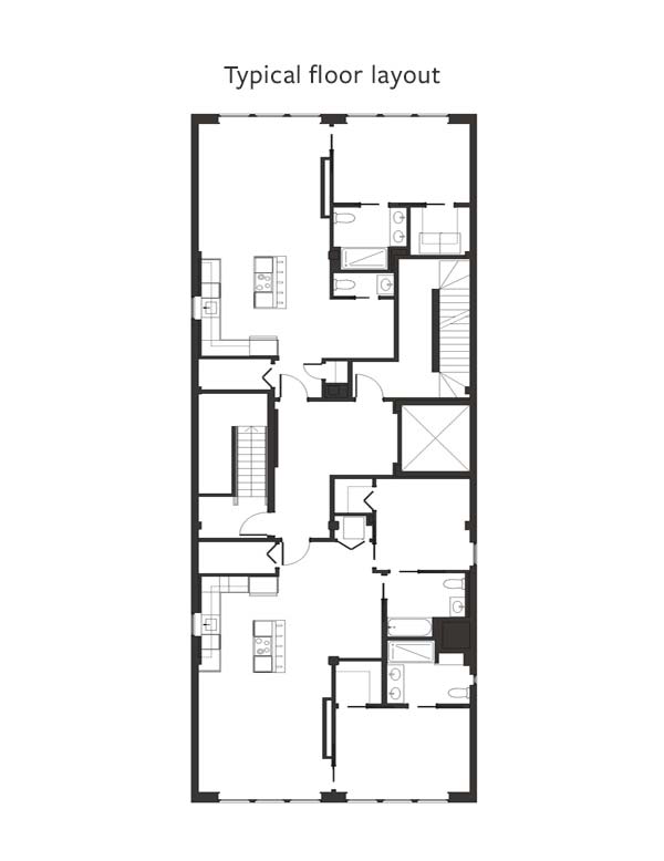 Typical Floor Layout - The Alexandre Buffalo